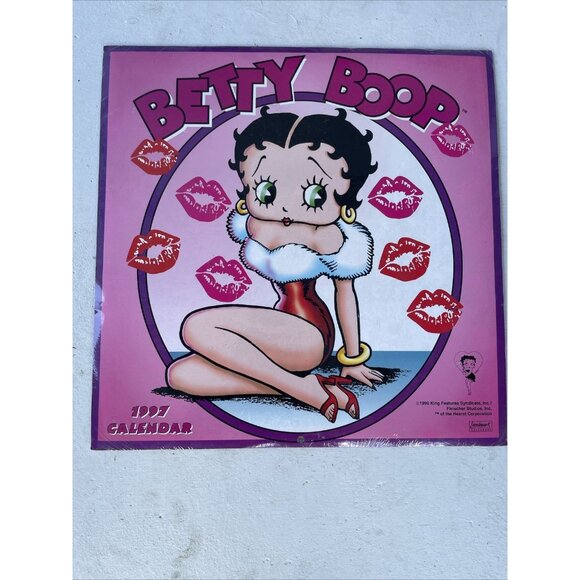 New Sealed Calendar 1997 Betty Boop (1996, King Features Syndicate Paperback) - Picture 1 of 2